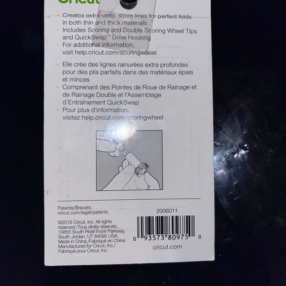 Cricut scoring wheel combo pack - Picture 2 of 2